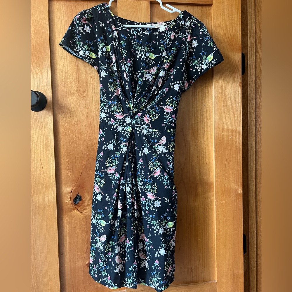 Floral Black Dress